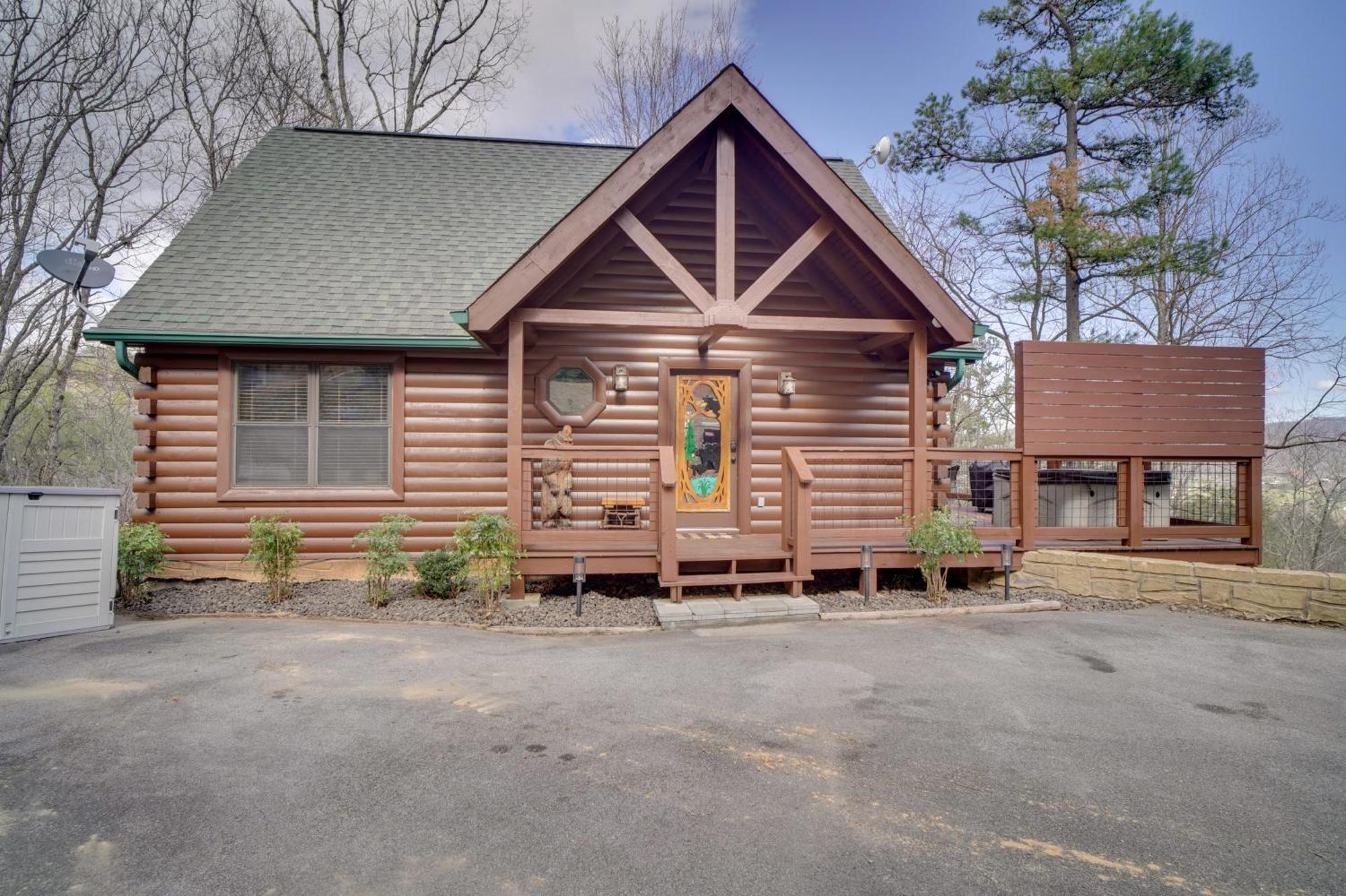Hatcher Mtn Retreat Sevierville Cabin With Hot Tub! エクステリア 写真