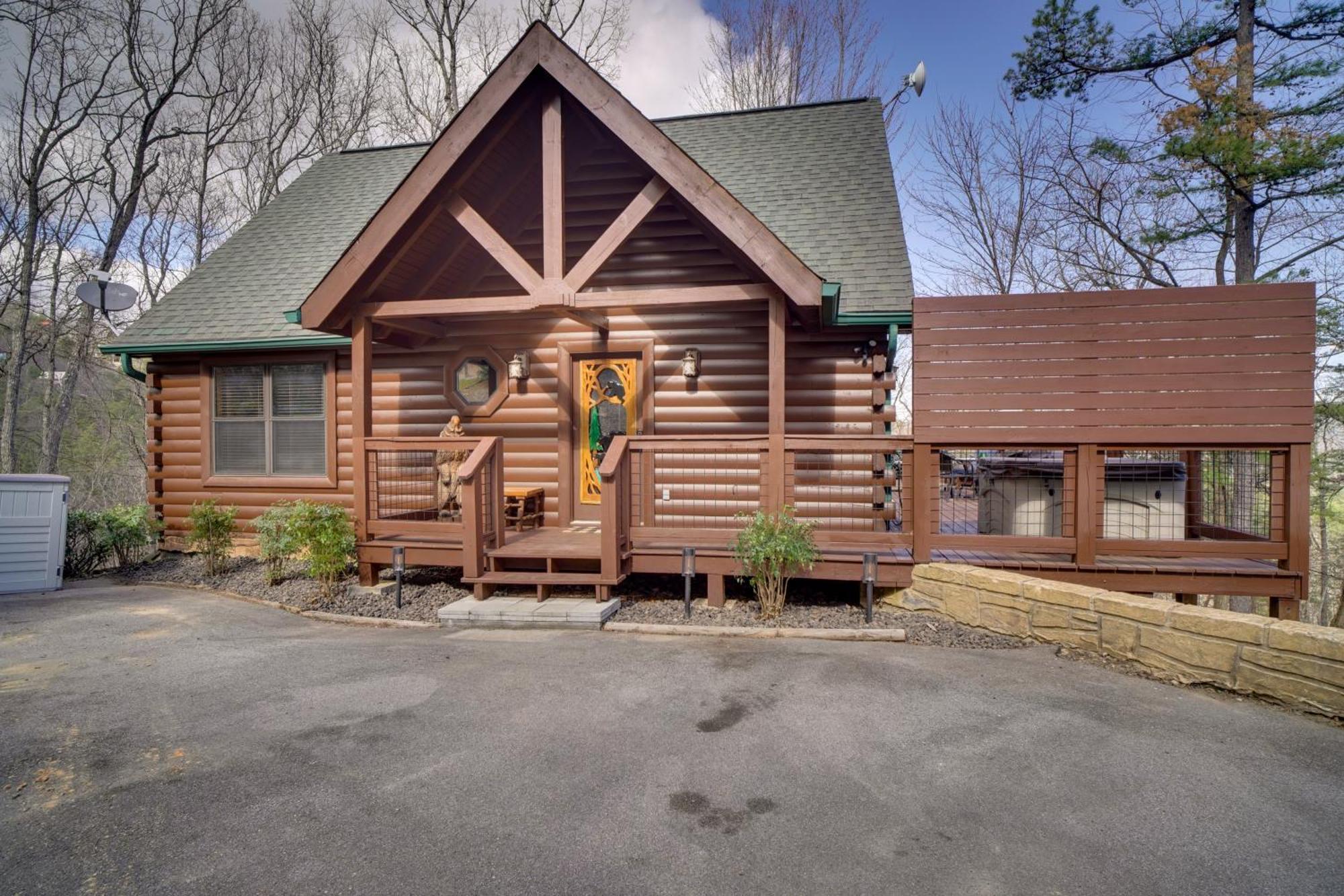 Hatcher Mtn Retreat Sevierville Cabin With Hot Tub! エクステリア 写真